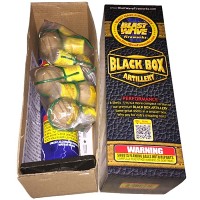 Fireworks - Reloadable Artillery Shells - Black Box Artillery Shells 6 Shot Reloadable Artillery