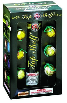 Fireworks - Reloadable Artillery Shells - Top Shelf 6 Shot Reloadable Artillery