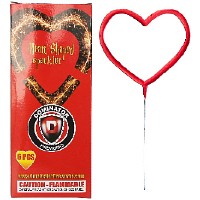 Fireworks - Sparklers - Heart shaped sparkler